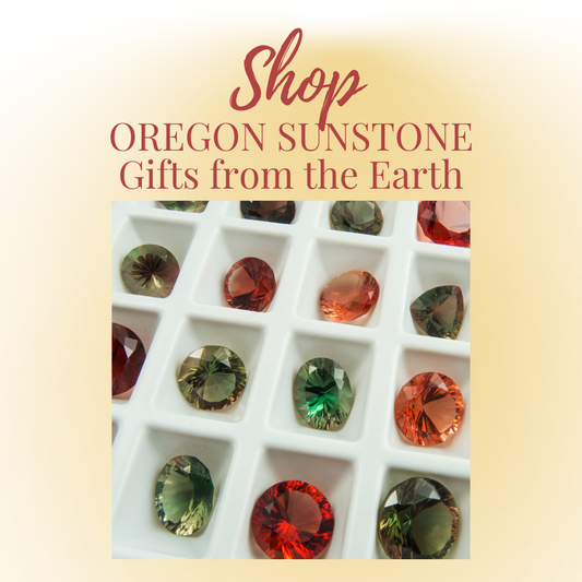 Oregon Sunstone Gems and Beads