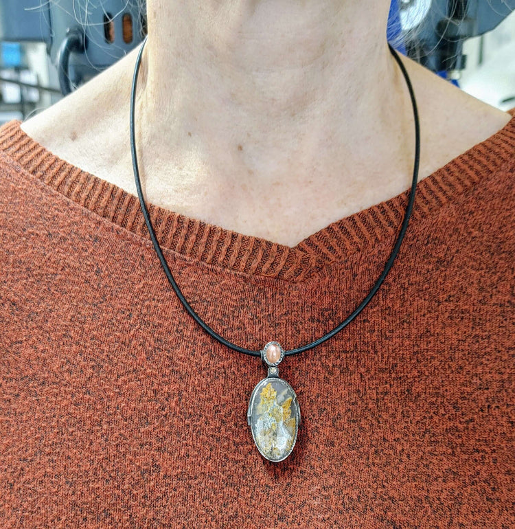 Sunstone Nebula Pendant