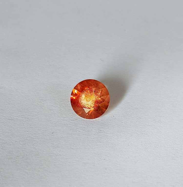 Sunset Orange With Schiller Oregon Sunstone