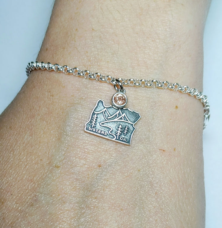 Charming Sisters-Sterling Silver Sisters Charm/Necklace/Bracelet