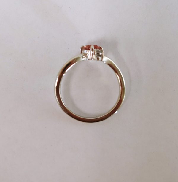 Dream Weaver Ring-Oregon Sunstone diamond accent