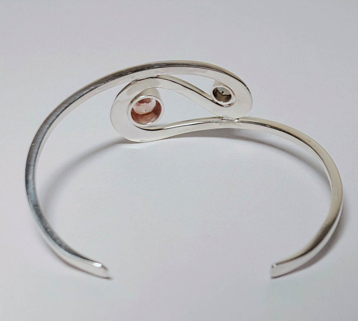 "Ebb & Flow" Double Sunstone Cuff Bracelet