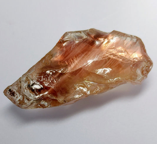 Gemstone Crystal-Peach/Orange Oregon Sunstone, 35.64 carats