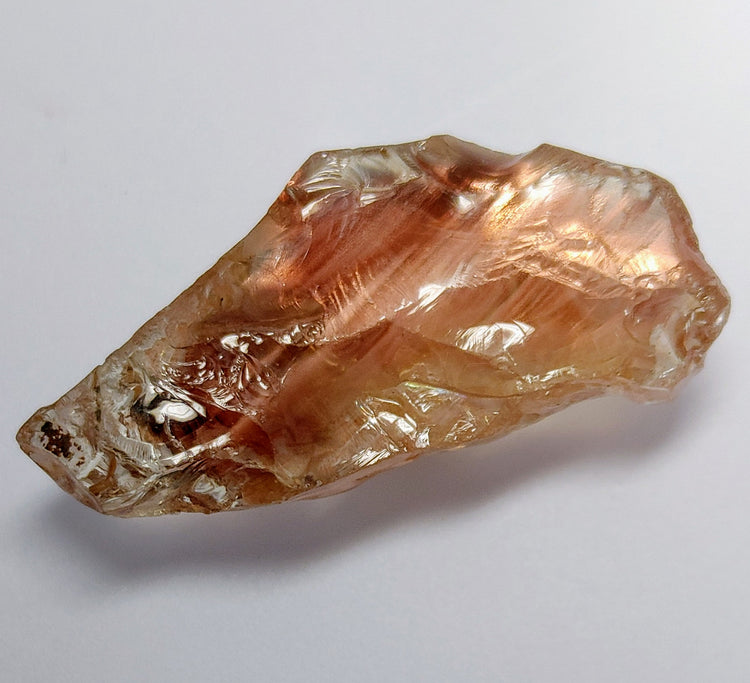 Gemstone Crystal-Peach/Orange Oregon Sunstone, 35.64 carats