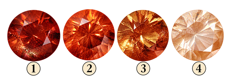 Gemstone-10mm Round Oregon Sunstone – Four Unique Colors