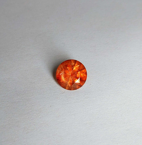 Oregon Sunstone of Sunset Orange With Schiller