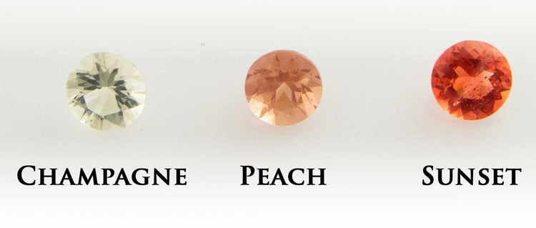 Solid Gold "Dream Weaver" Ring-Oregon Sunstone with diamond accent