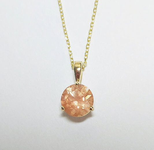 Trinity_peach_yellow_gold_necklace_pendant