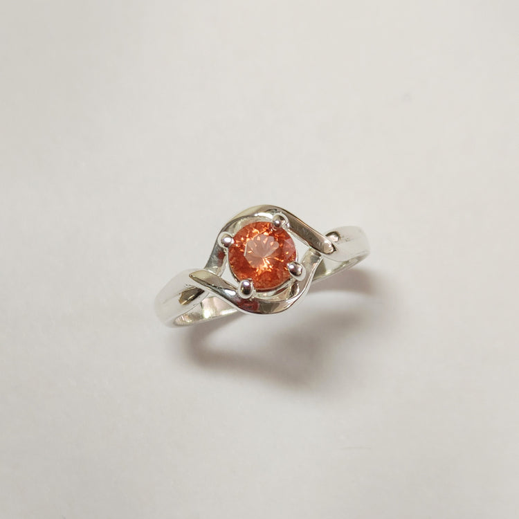 Sunstone Engagement "Rings of Venus", Gold or Silver