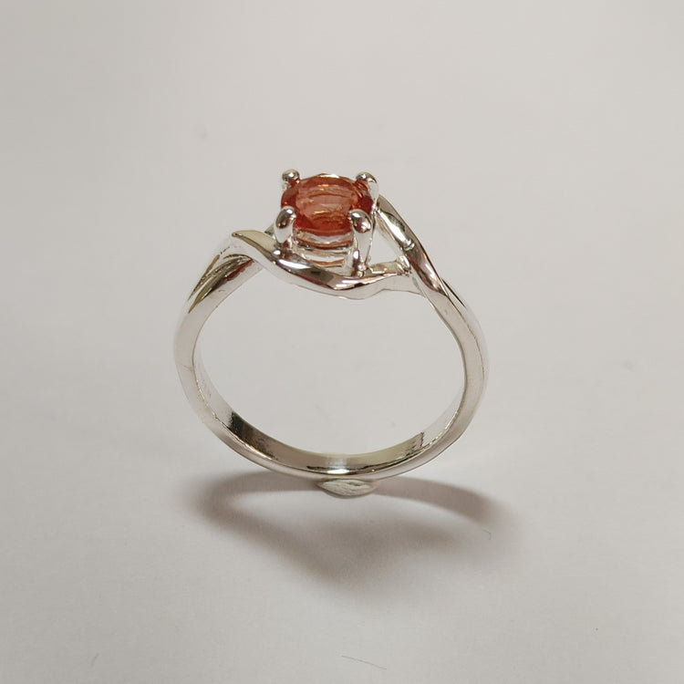 Sunstone Engagement "Rings of Venus", Gold or Silver