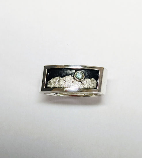 Cascade Mountain Wedding Ring