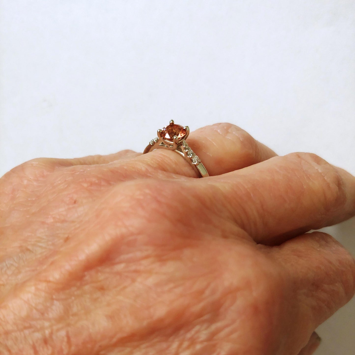Hearts Afire Engagement Ring- Set your lover's heart afire