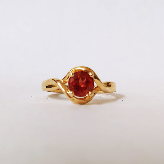 Sunstone Engagement "Rings of Venus", Gold or Silver