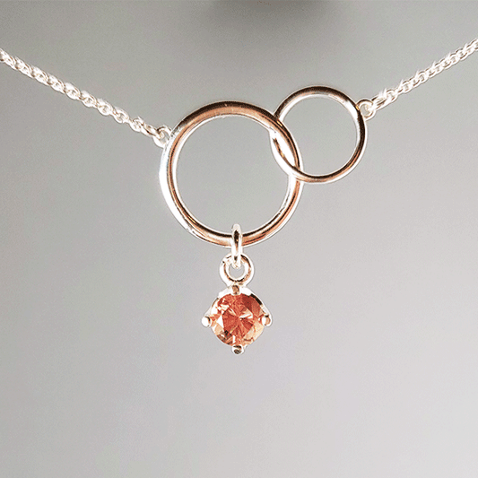 Harmony Necklace with Oregon Sunstone