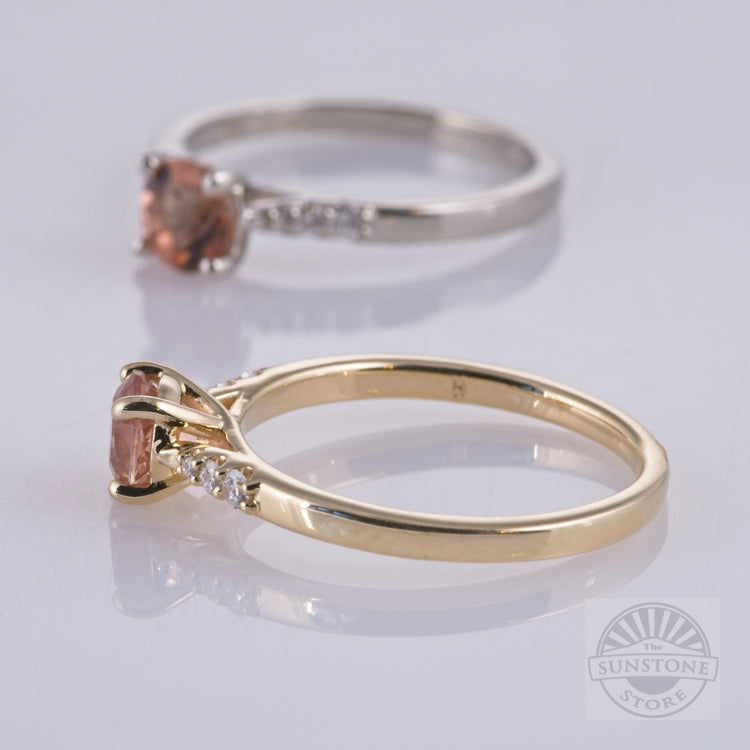Hearts Afire Engagement Ring - Set your lover's heart afire