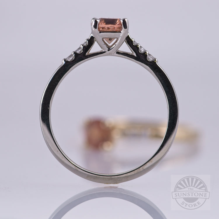 Hearts Afire Engagement Ring - Set your lover's heart afire