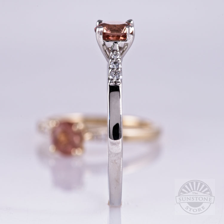 Hearts Afire Engagement Ring - Set your lover's heart afire
