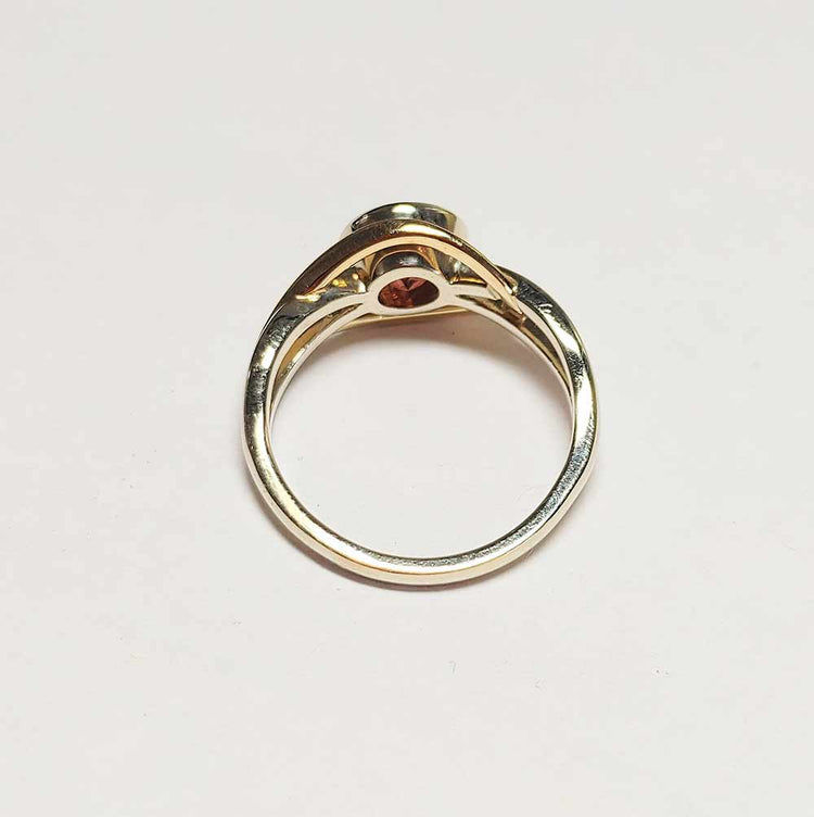Ethereal Ring-14K Gold Custom Made Oregon Sunstone Ring