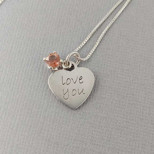 Love You Always Heart Necklace
