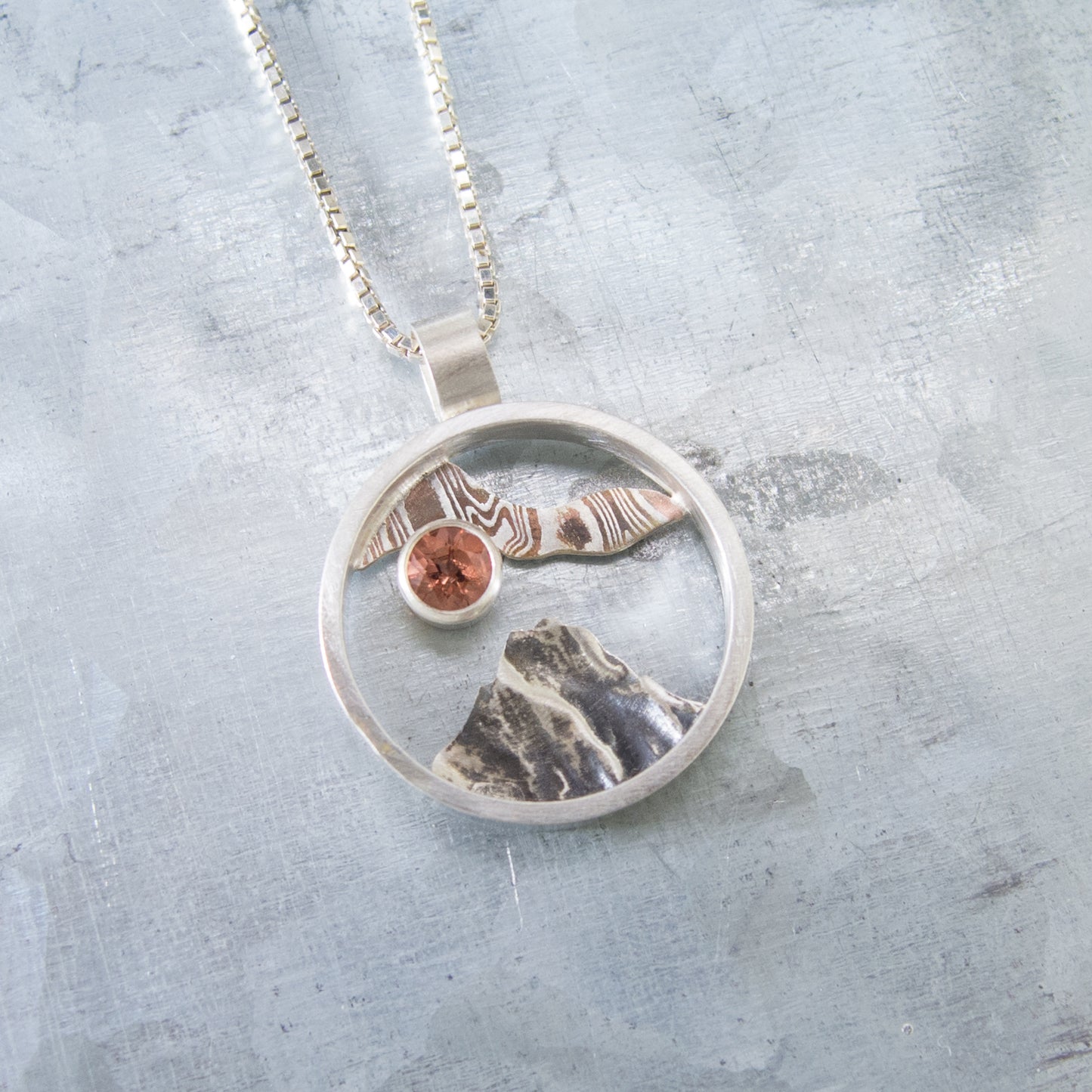 Central Oregon Mountain Pendant