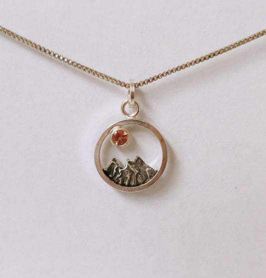 Mini Mountain Pendant Broken Top