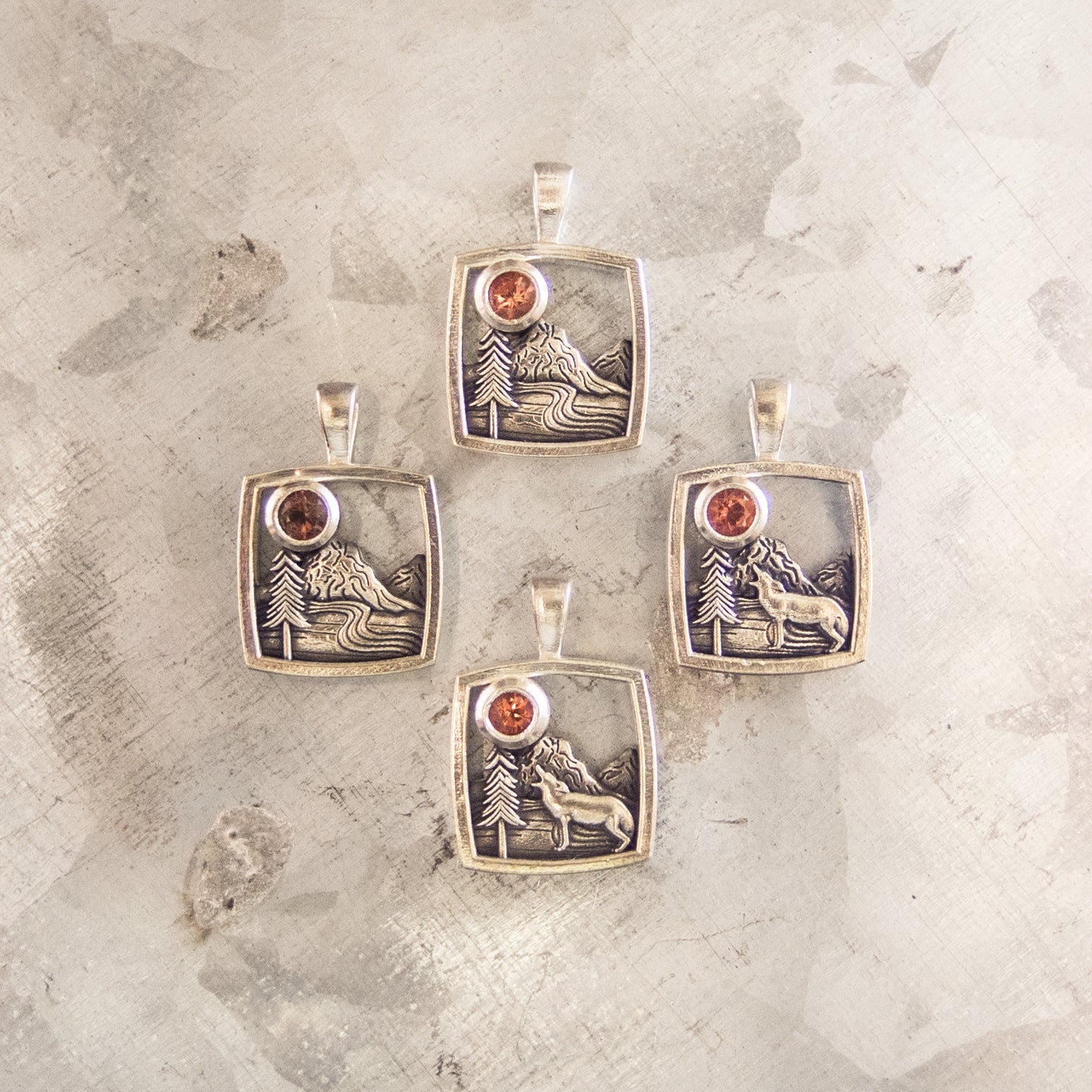 Mountain Home Square Pendants