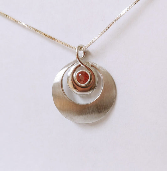 Oregon Sunstone Nested Circle Medallion