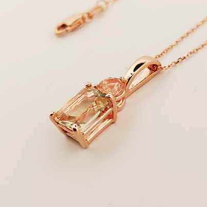 Fancy Gold Pendant Oregon Sunstone