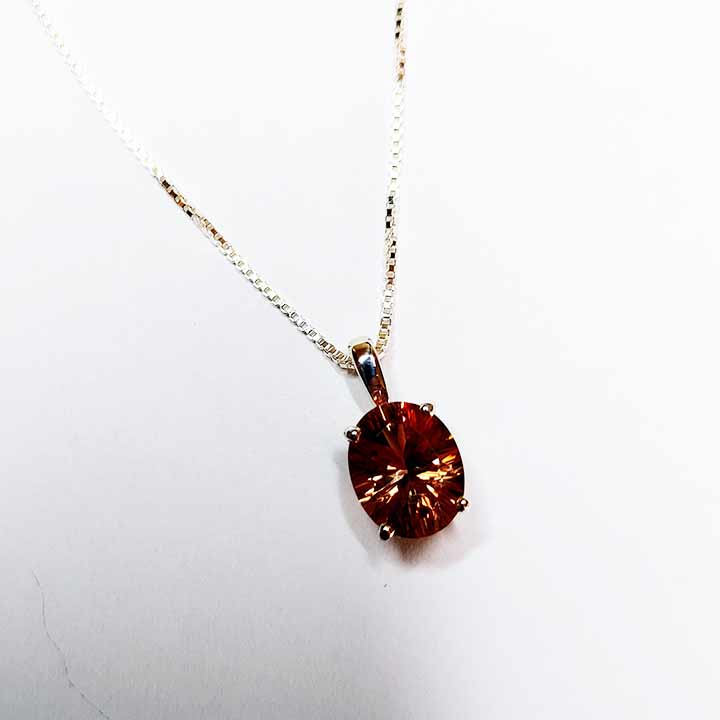 Oregon Sunstone Color-Spot Necklace