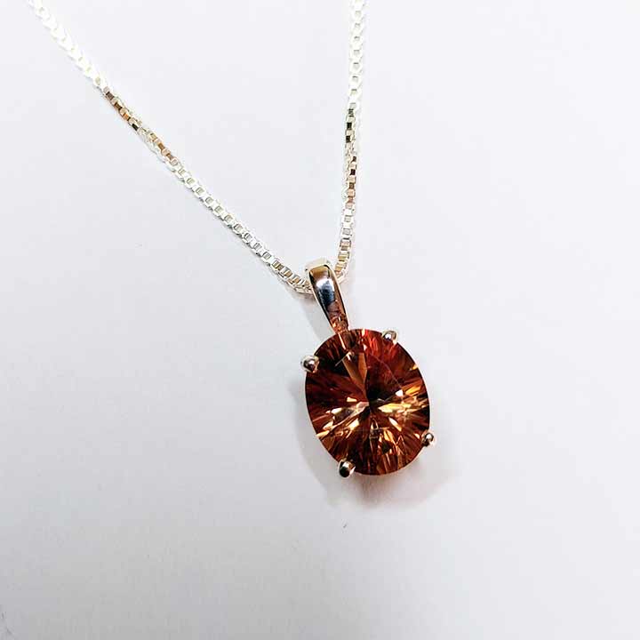 Oregon Sunstone Color-Spot Necklace