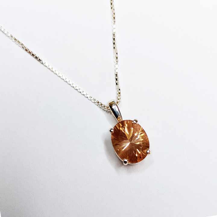 Oregon Sunstone Color-Spot Necklace