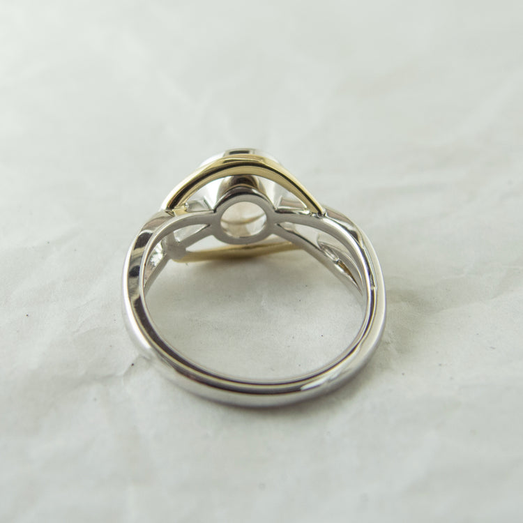 Ethereal Ring-14K Gold Custom Made Oregon Sunstone Ring