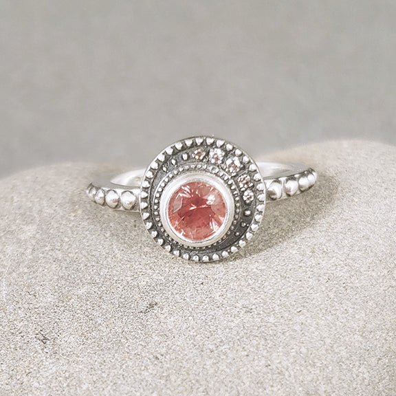 Oregon Sunstone Eclipse Ring