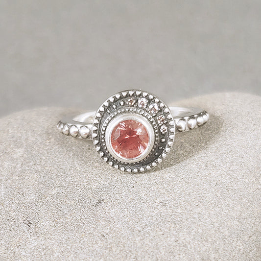 Oregon Sunstone "Eclipse Ring"