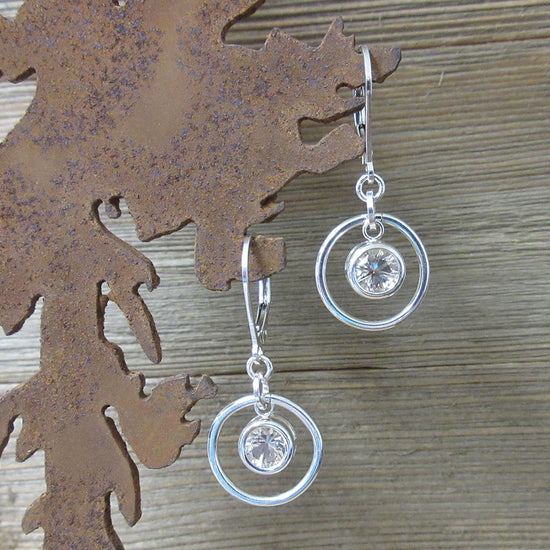 Champagne Saturn Earrings