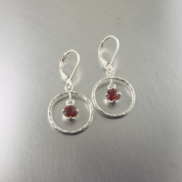 Silver Saturn dangles