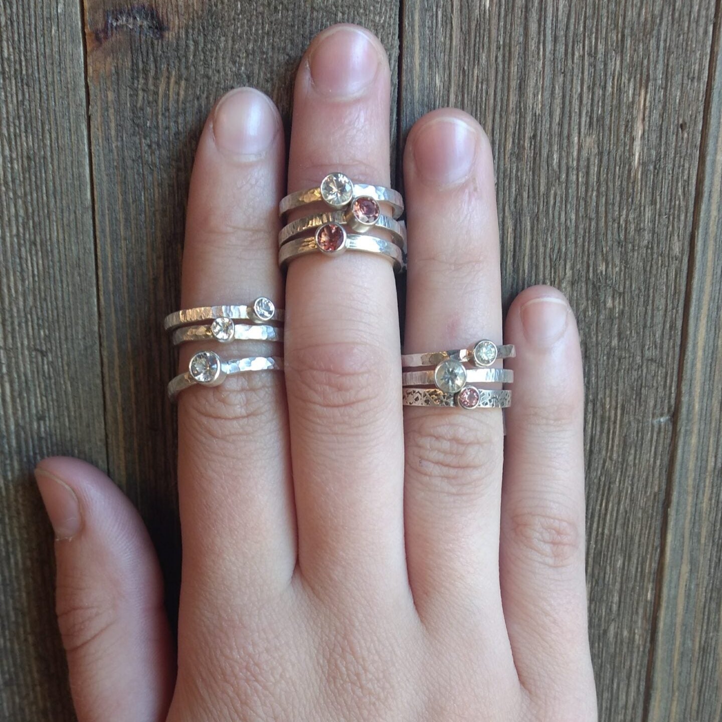 Sunstone Stacking Ring-Stack on the Sunstone!