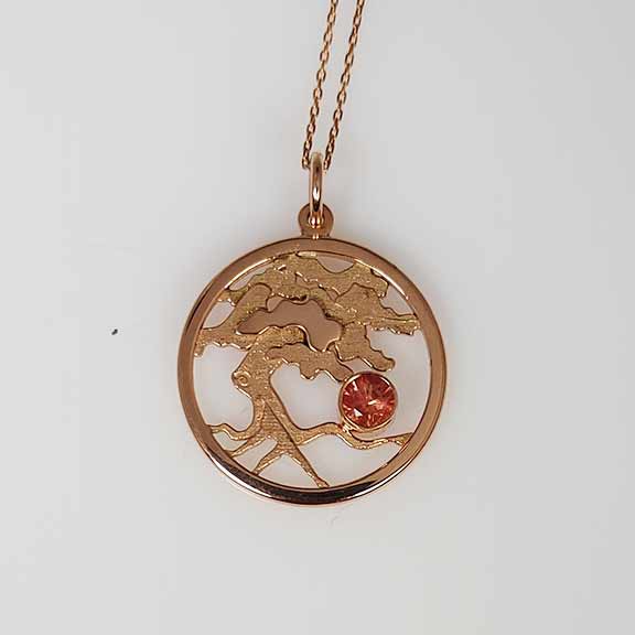 Solid Gold TREE OF LIFE-Necklace
