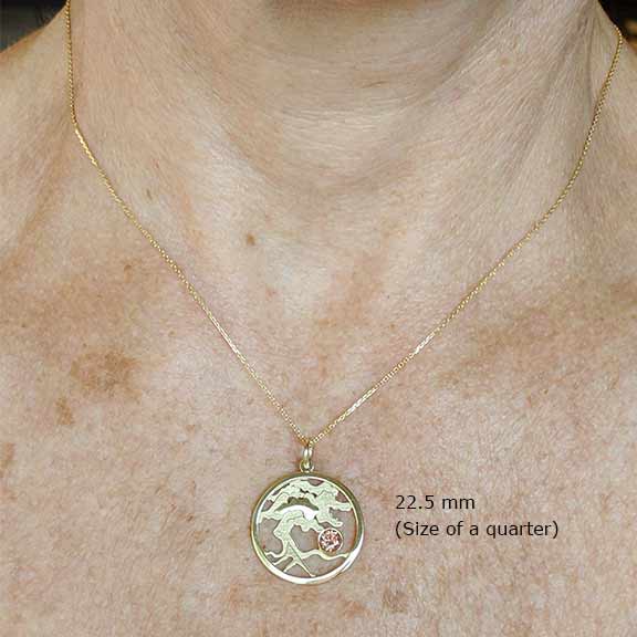 Solid Gold TREE OF LIFE-Necklace