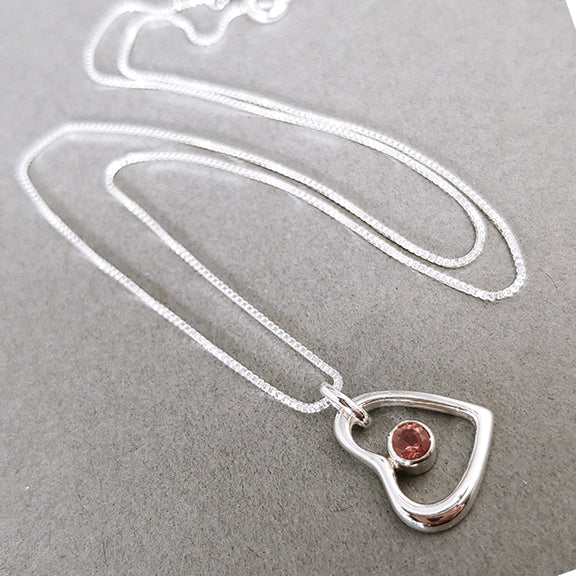 Sunstone True Heart Necklace