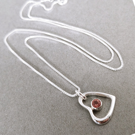 Sunstone True Heart Necklace