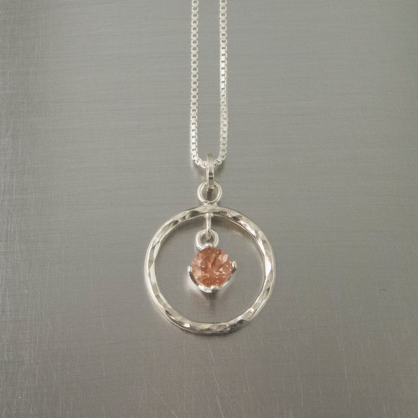 Saturn Pendant-Rings around the Sunstone