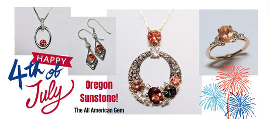 Celebrate Independence Day with Oregon Sunstone Jewelry