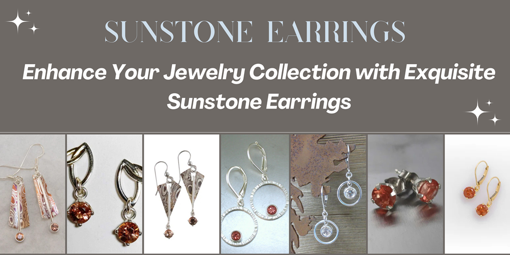 Enhance Your Jewelry Collection with Exquisite Sunstone Stud Earrings