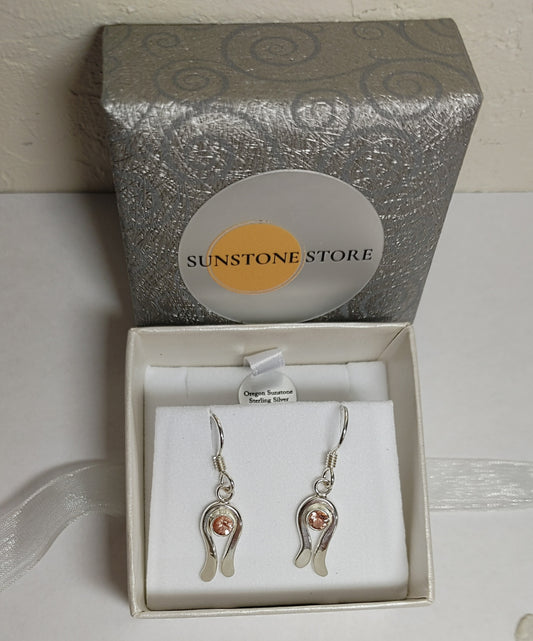 "Ebb & Flow" Silver Dangle Earrings