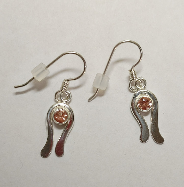 "Ebb & Flow" Silver Dangle Earrings