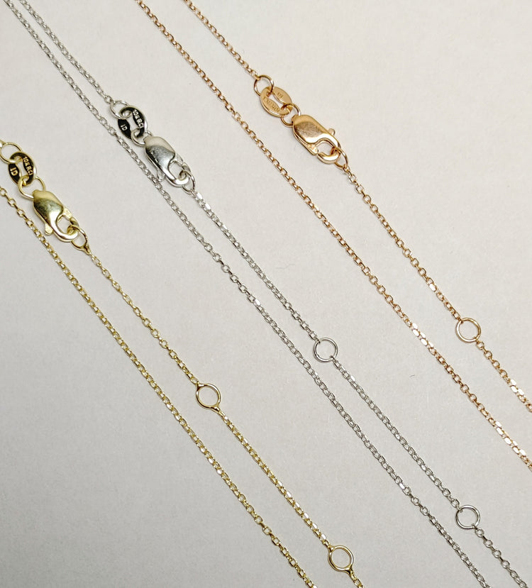 10K Gold Adjustable Chains