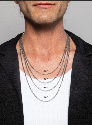 Rounded Box Chain-Sterling Silver