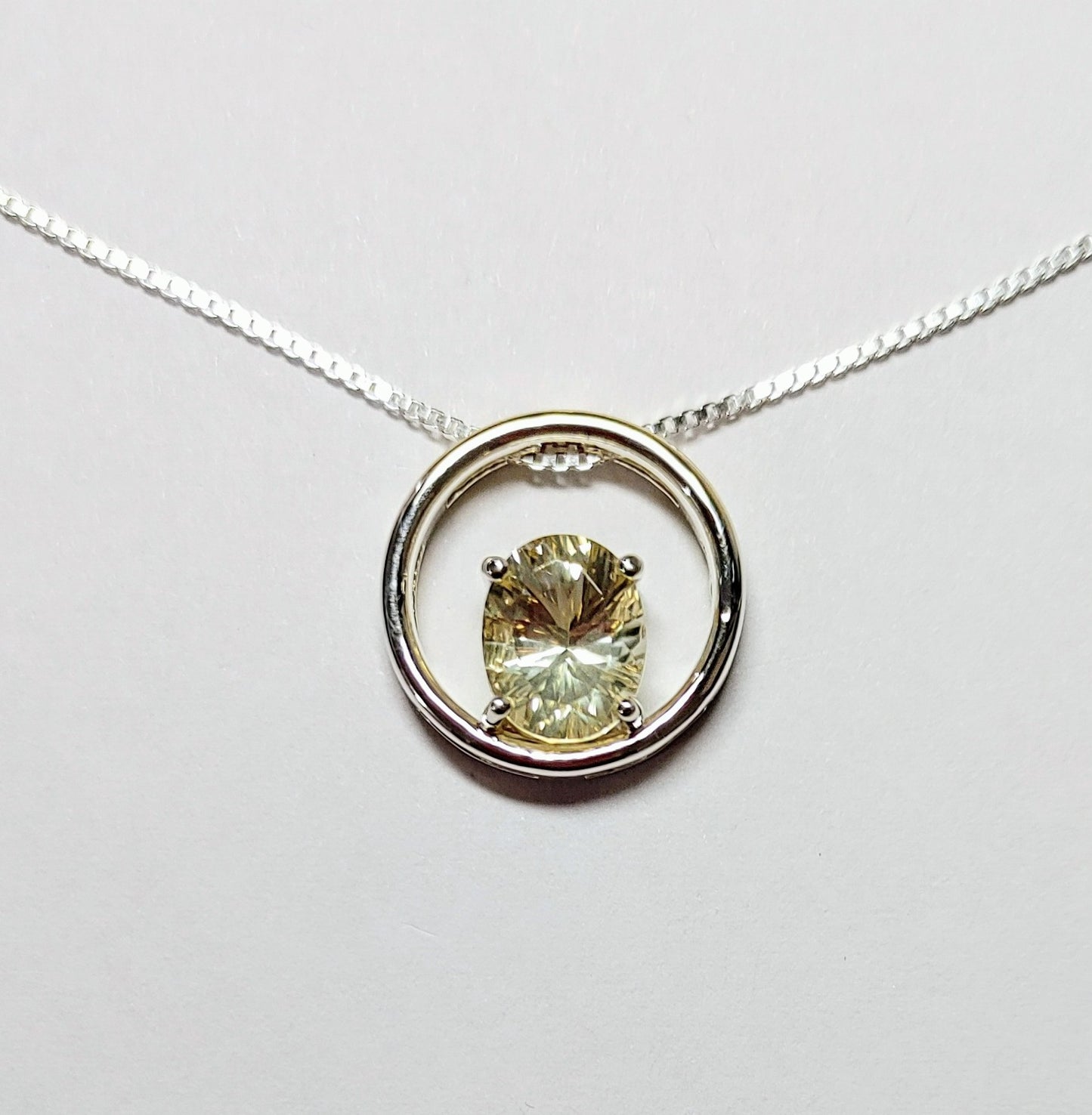 Oregon Sunstone Eclipse Necklace