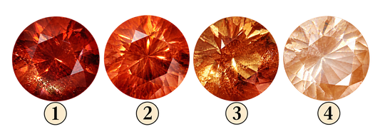 Gemstone-10mm Round Oregon Sunstone – Four Unique Colors